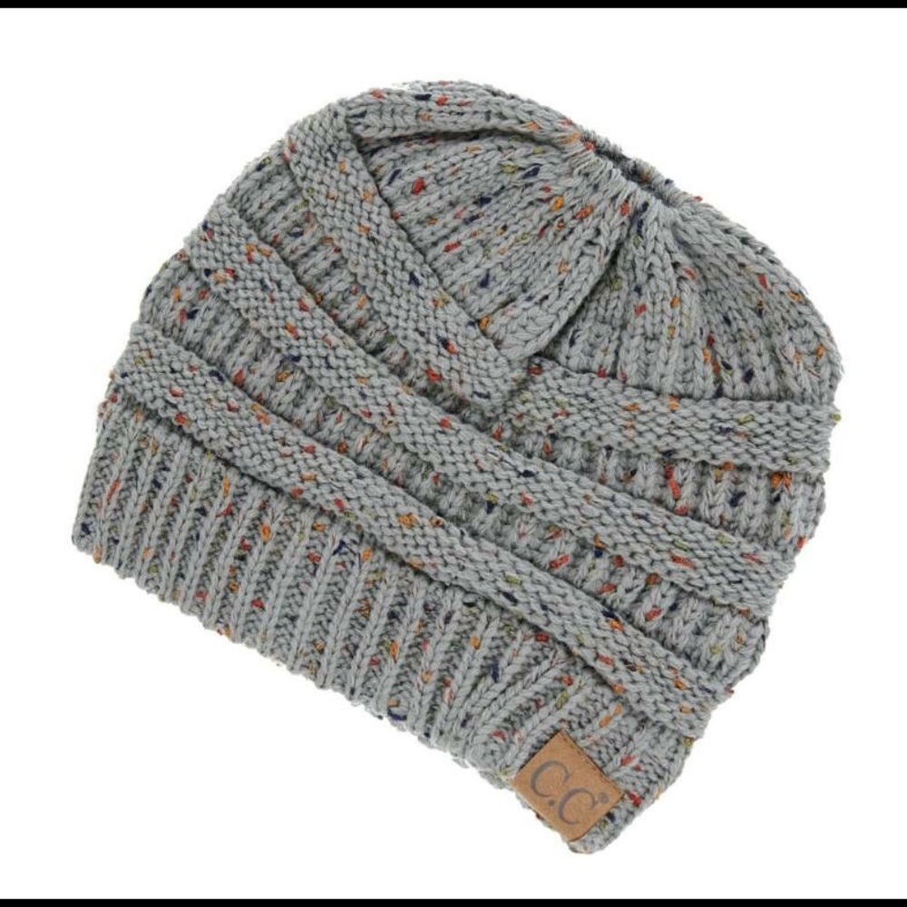 C.C. Messy Bun Beanie